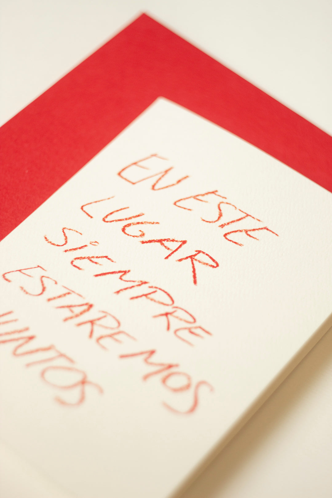 Tarjeta "En este lugar"