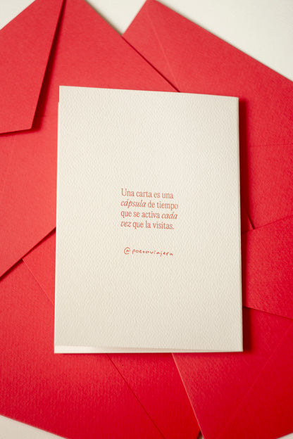 Tarjeta "En este lugar"