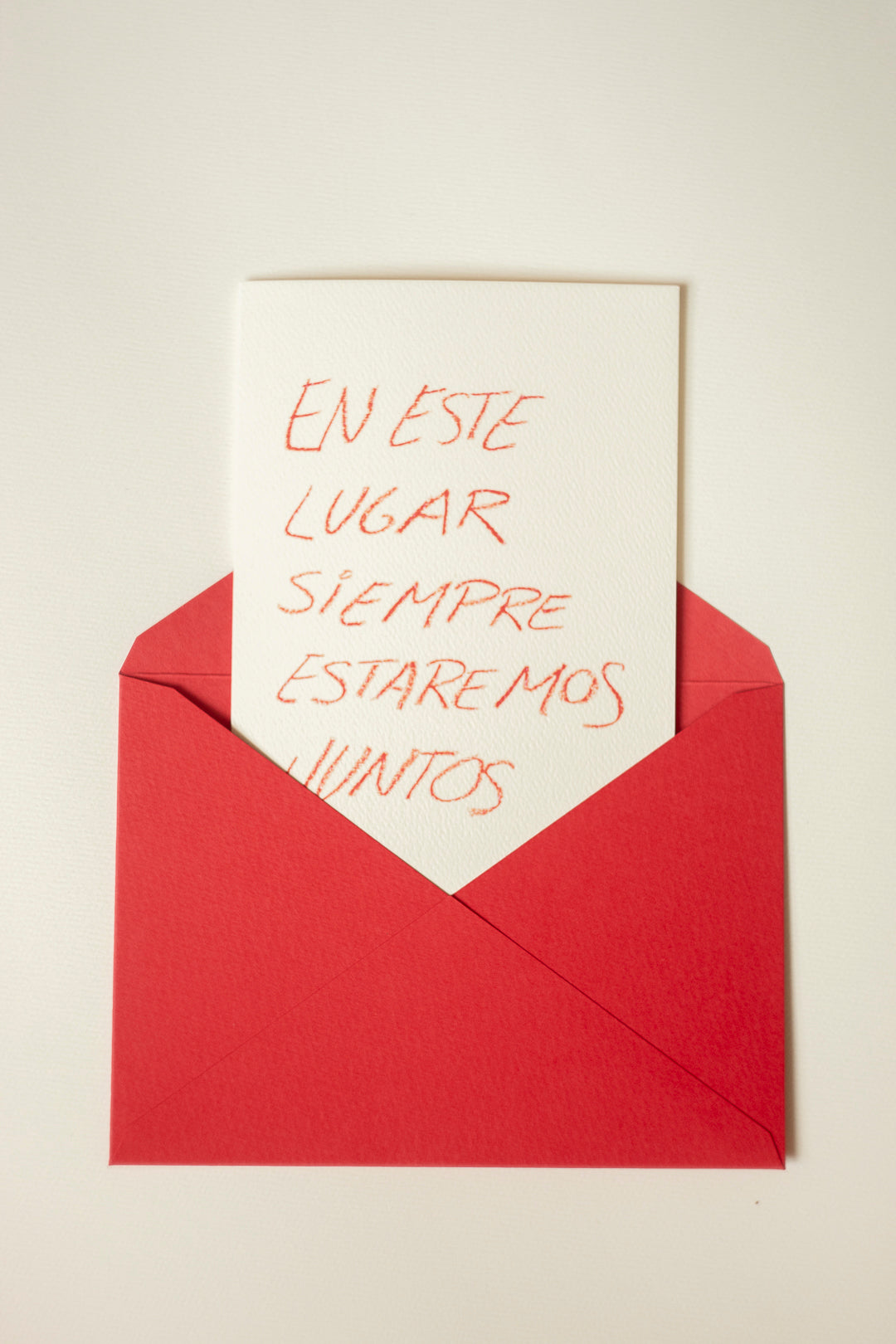 Tarjeta "En este lugar"