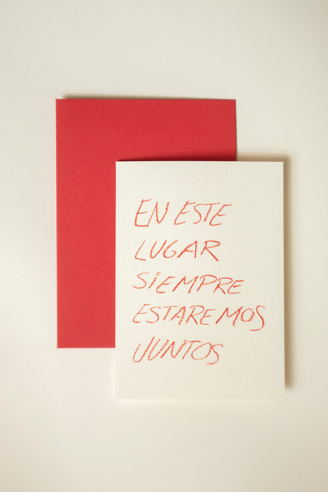 Tarjeta "En este lugar"