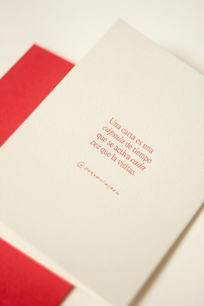 Tarjeta "En este lugar"