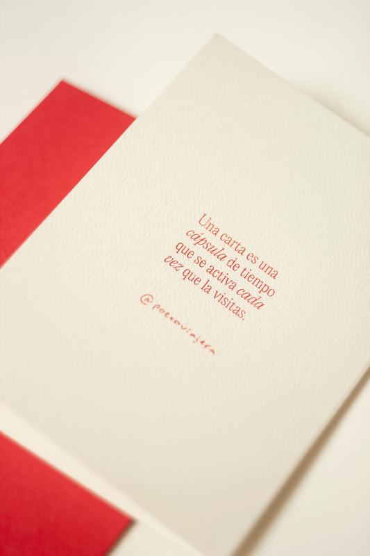 Tarjeta "En este lugar"